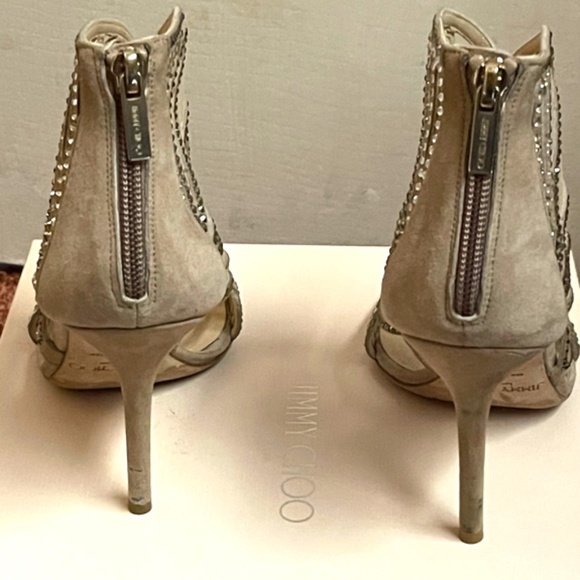 Jimmy Choo Swarovski Crystal Rhinestone Shoes size 6 (36.5) - Picture 7 of 7